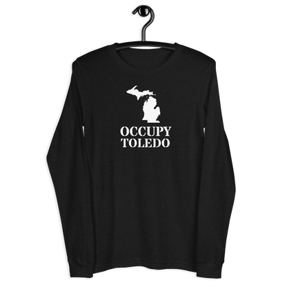 'Occupy Toledo' T-Shirt (w/ Corrected Michigan Outline) | Unisex Long Sleeve