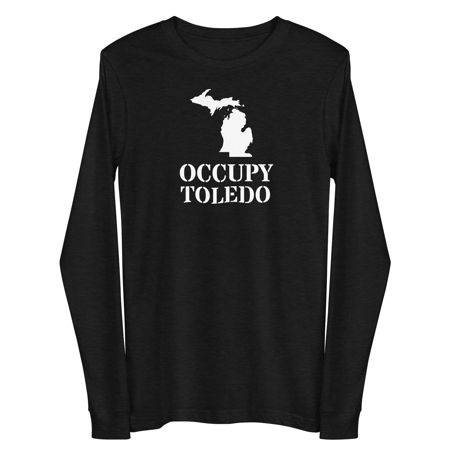 'Occupy Toledo' T-Shirt (w/ Corrected Michigan Outline) | Unisex Long Sleeve