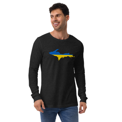 Michigan Upper Peninsula T-Shirt (w/ UP Ukraine Outline) | Unisex Long Sleeve