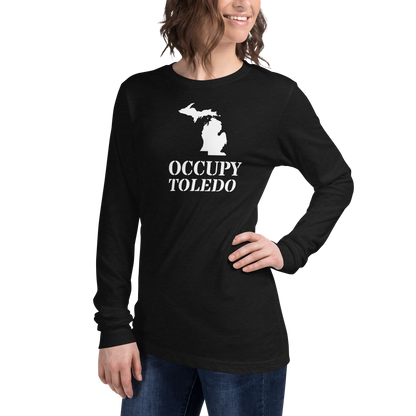 'Occupy Toledo' T-Shirt (w/ Corrected Michigan Outline) | Unisex Long Sleeve