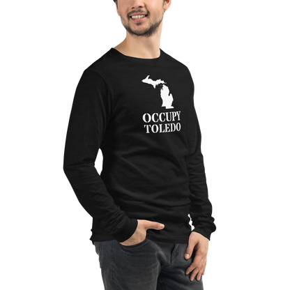 'Occupy Toledo' T-Shirt (w/ Corrected Michigan Outline) | Unisex Long Sleeve