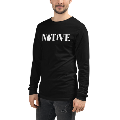 Michigan 'Native' T-Shirt (Didone Font) | Unisex Long Sleeve