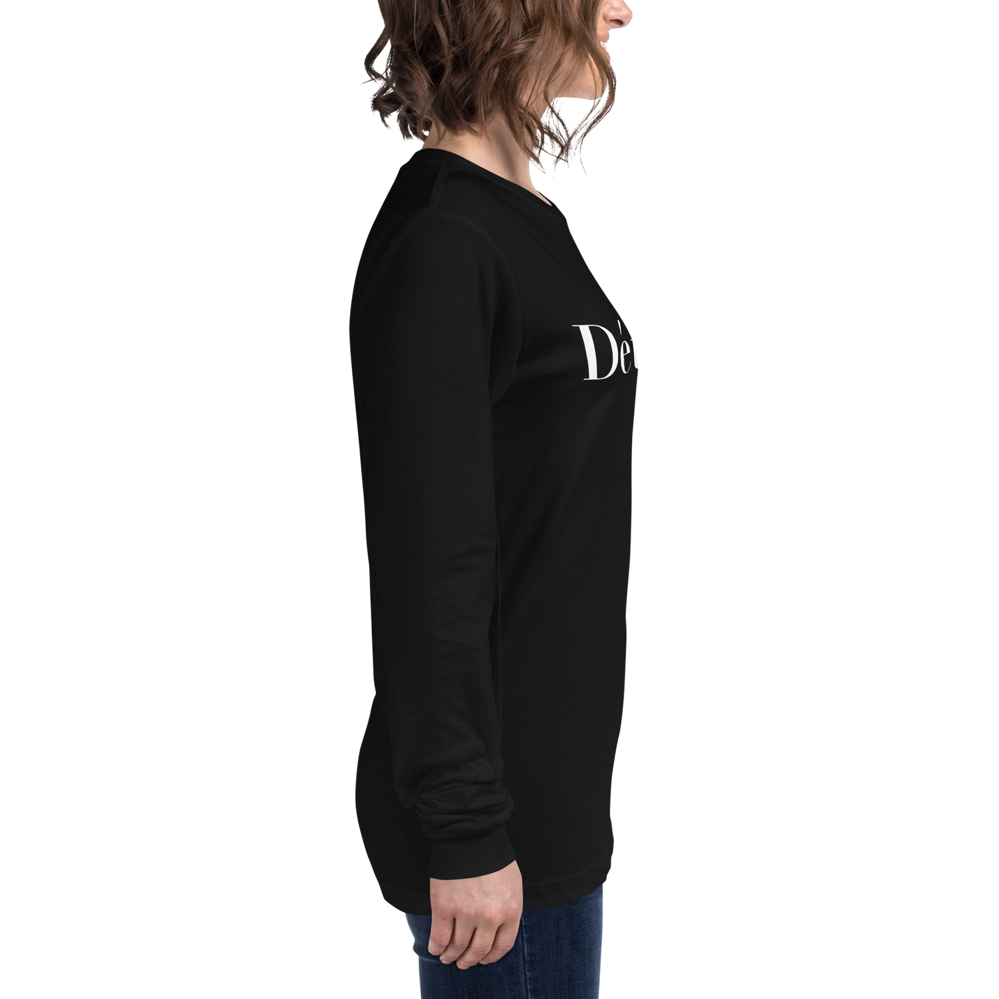 'Détroit' T-Shirt (Didot Font) | Unisex Long Sleeve