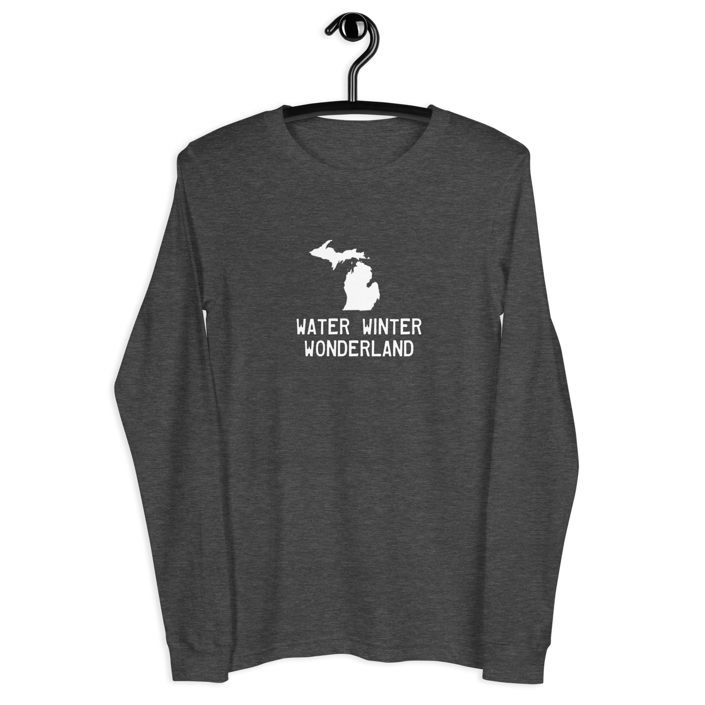 Michigan 'Water Winter Wonderland' Long Sleeve T-Shirt | Unisex