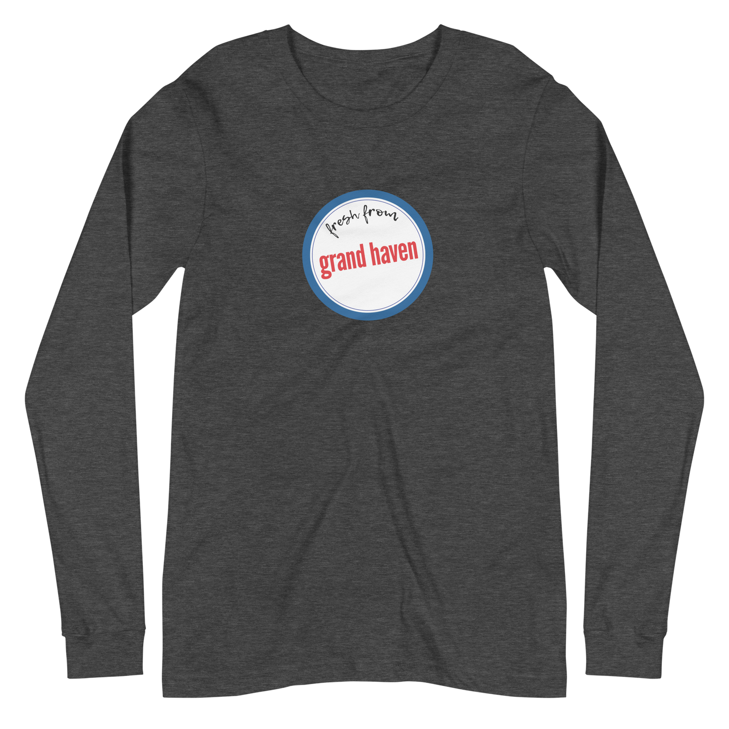 'Fresh From Grand Haven' Long Sleeve T-Shirt (Hypermarket Parody) | Unisex