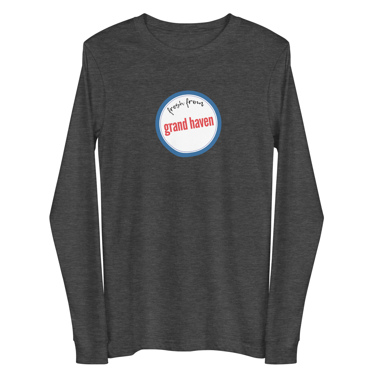 'Fresh From Grand Haven' Long Sleeve T-Shirt (Hypermarket Parody) | Unisex