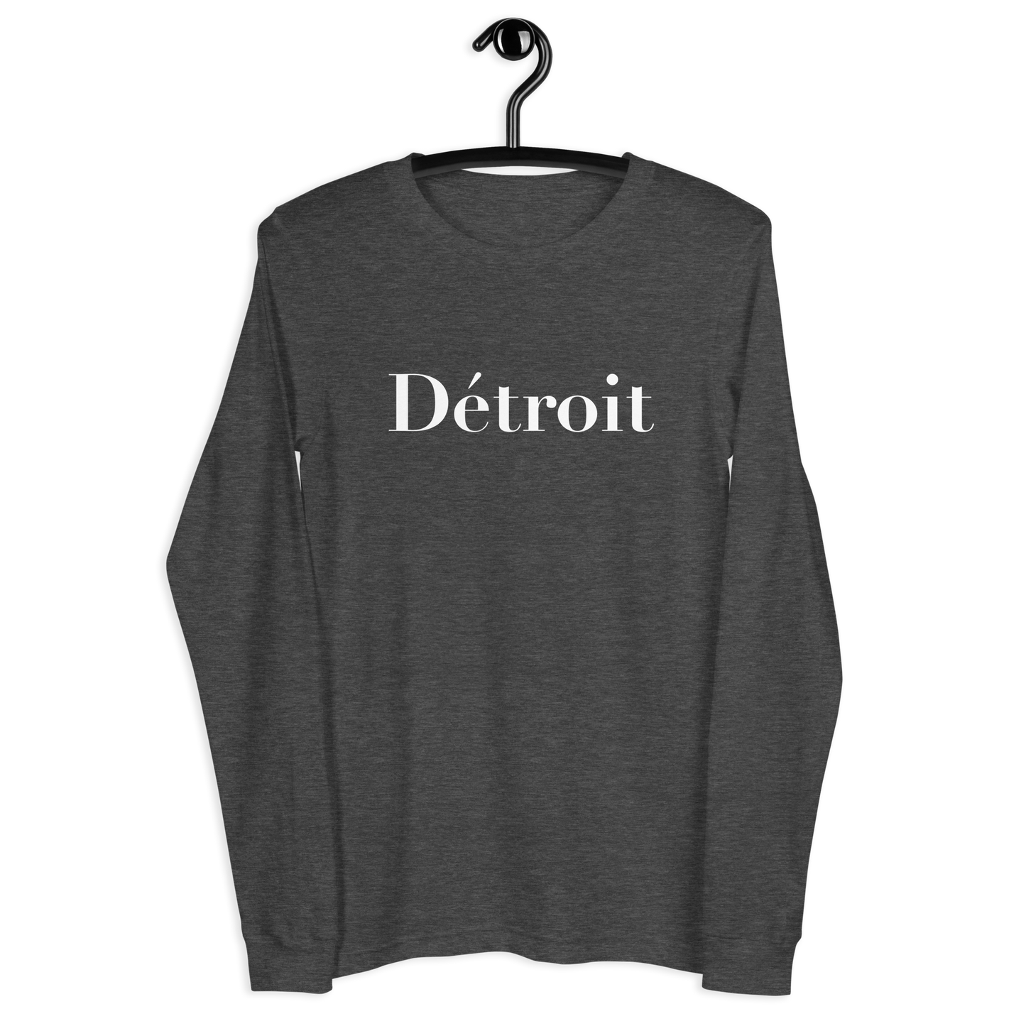 'Détroit' T-Shirt (Didot Font) | Unisex Long Sleeve