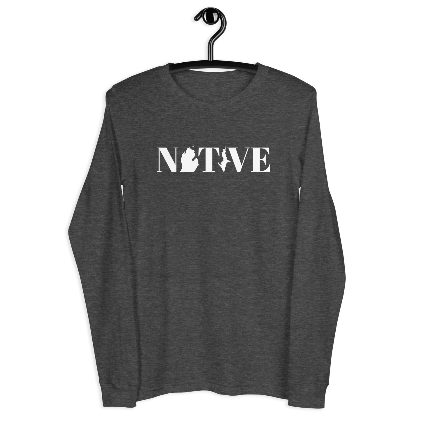 Michigan 'Native' T-Shirt (Didone Font) | Unisex Long Sleeve