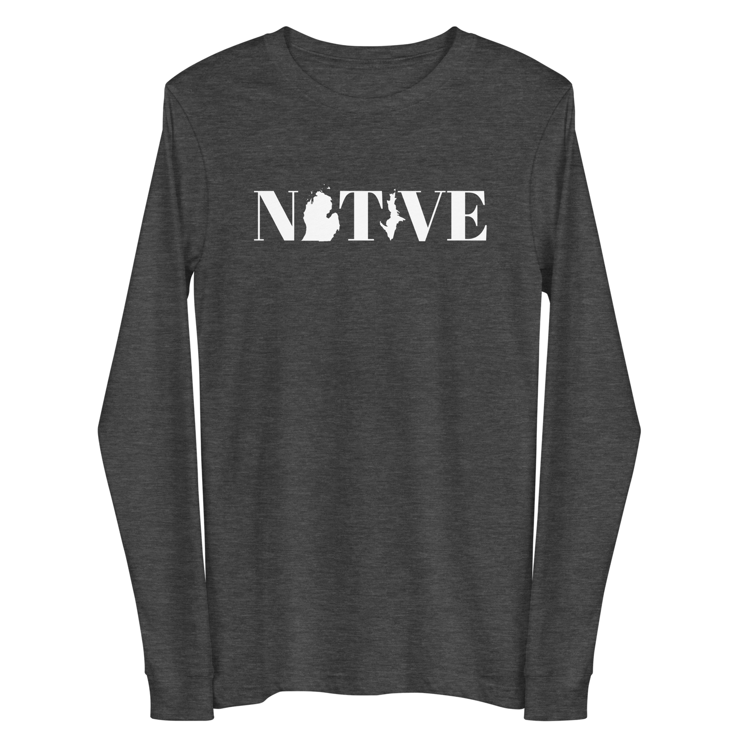 Michigan 'Native' T-Shirt (Didone Font) | Unisex Long Sleeve