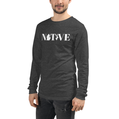 Michigan 'Native' T-Shirt (Didone Font) | Unisex Long Sleeve