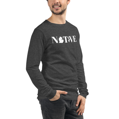 Michigan 'Native' T-Shirt (Didone Font) | Unisex Long Sleeve