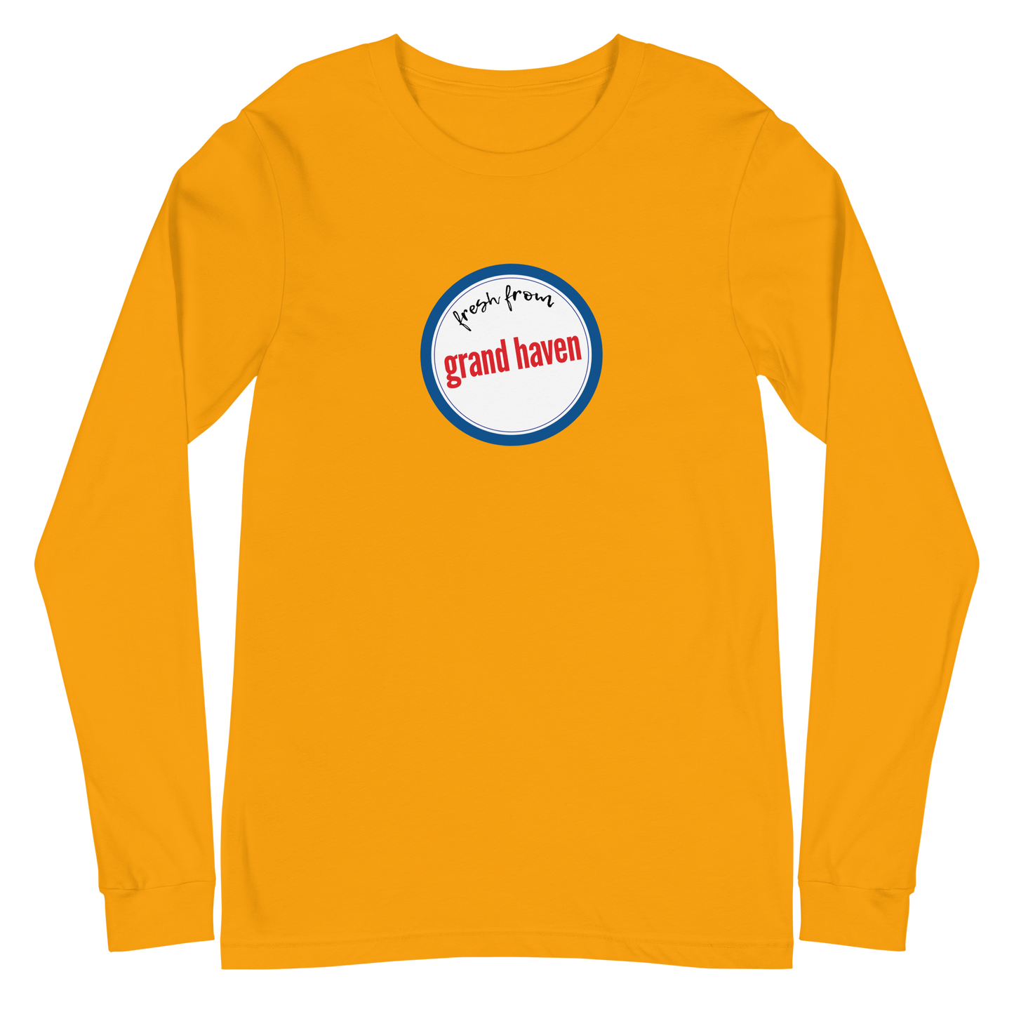 'Fresh From Grand Haven' Long Sleeve T-Shirt (Hypermarket Parody) | Unisex