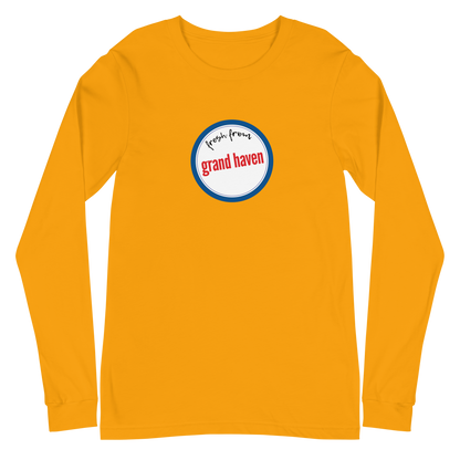 'Fresh From Grand Haven' Long Sleeve T-Shirt (Hypermarket Parody) | Unisex