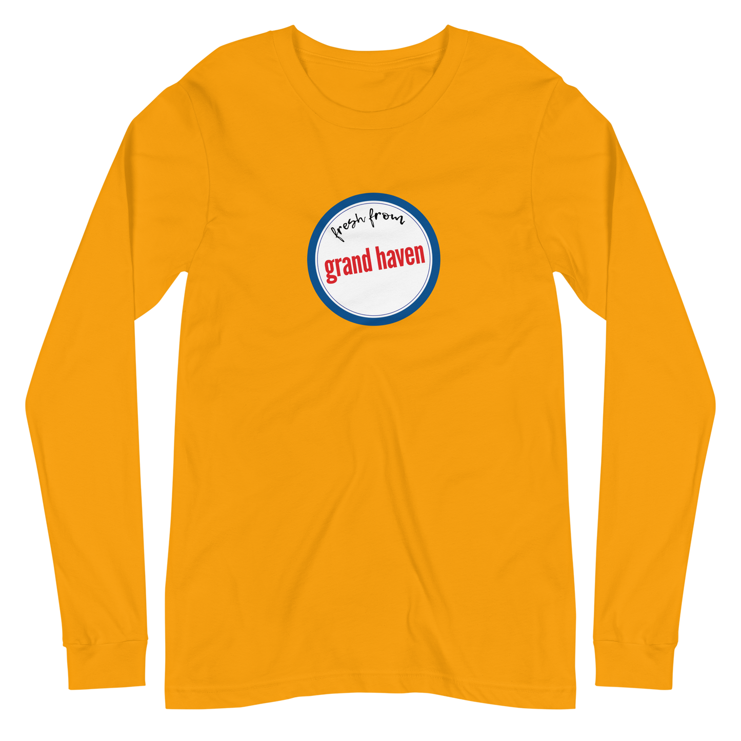 'Fresh From Grand Haven' Long Sleeve T-Shirt (Hypermarket Parody) | Unisex