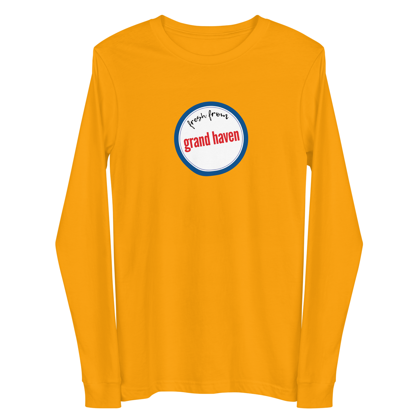 'Fresh From Grand Haven' Long Sleeve T-Shirt (Hypermarket Parody) | Unisex