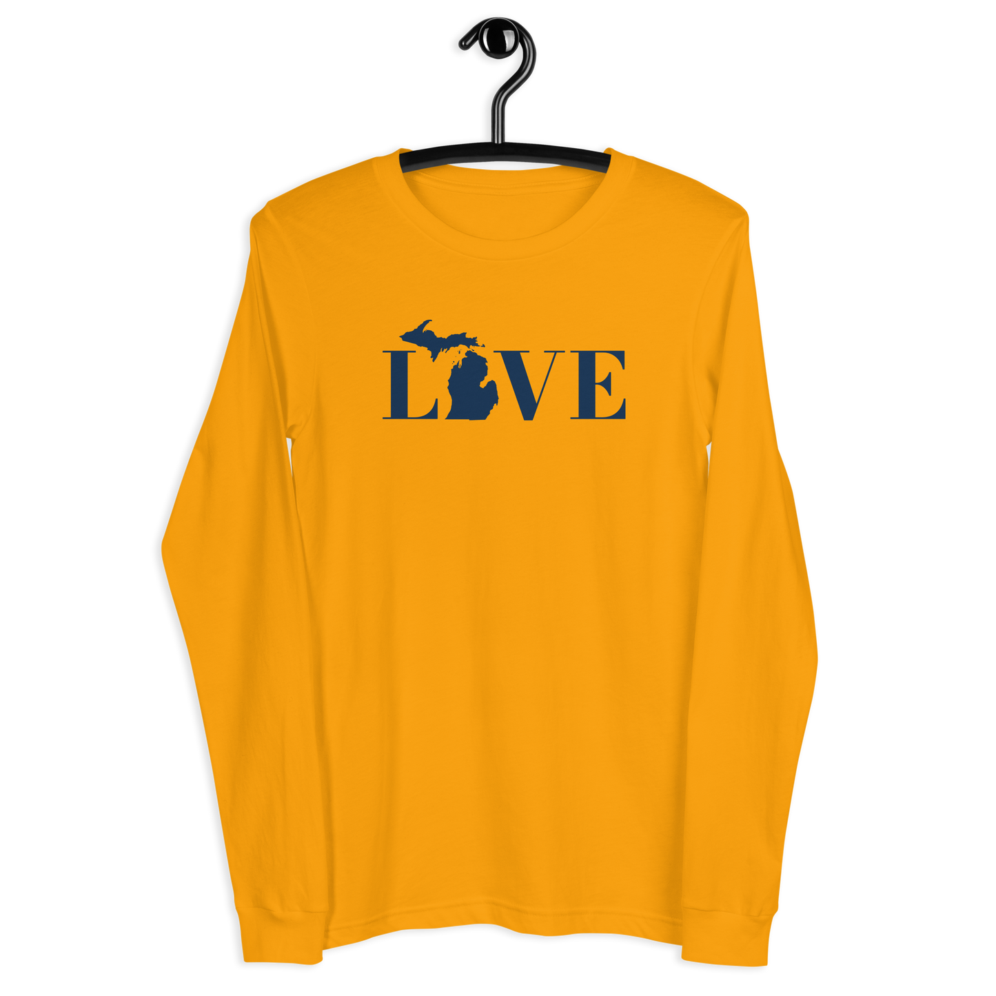 Michigan 'Love' T-Shirt (Didone Font) | Unisex Long Sleeve