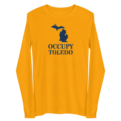 'Occupy Toledo' T-Shirt (w/ Corrected Michigan Outline) | Unisex Long Sleeve