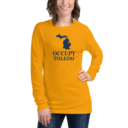 'Occupy Toledo' T-Shirt (w/ Corrected Michigan Outline) | Unisex Long Sleeve