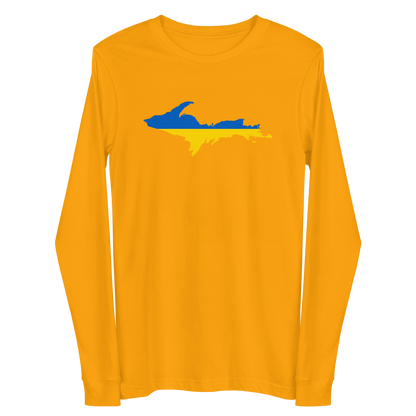 Michigan Upper Peninsula T-Shirt (w/ UP Ukraine Outline) | Unisex Long Sleeve