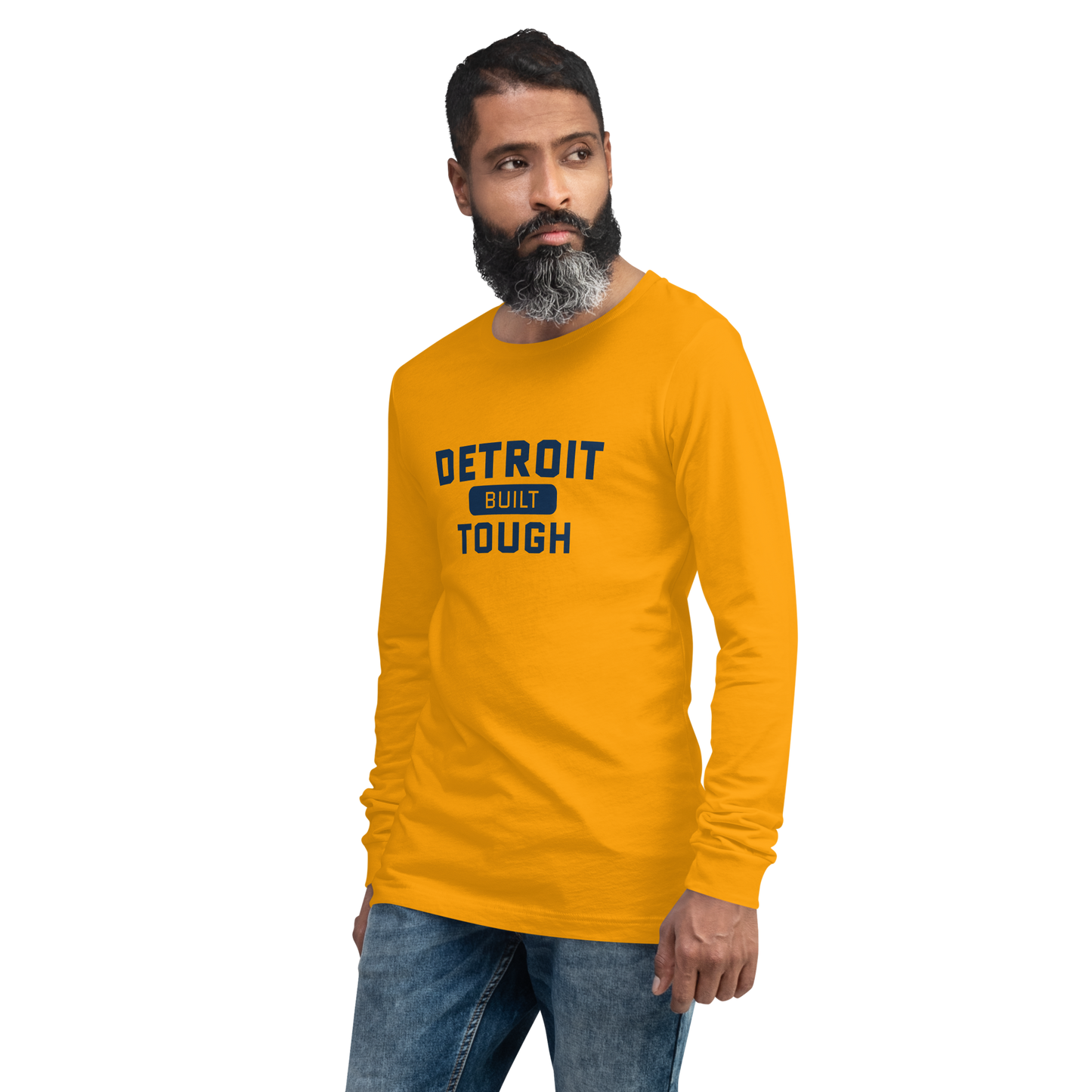 'Built Detroit Tough' Long Sleeve T-Shirt | Unisex