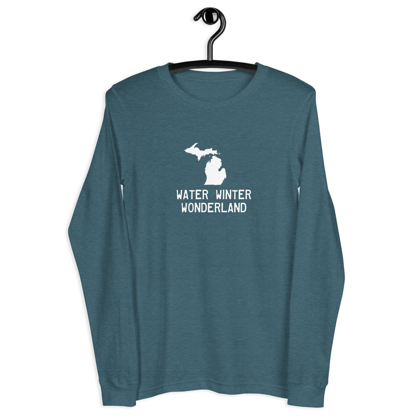 Michigan 'Water Winter Wonderland' Long Sleeve T-Shirt | Unisex