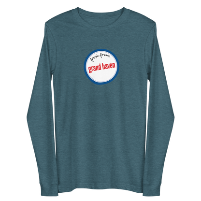 'Fresh From Grand Haven' Long Sleeve T-Shirt (Hypermarket Parody) | Unisex