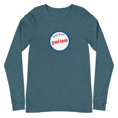 'Fresh From Grand Haven' Long Sleeve T-Shirt (Hypermarket Parody) | Unisex