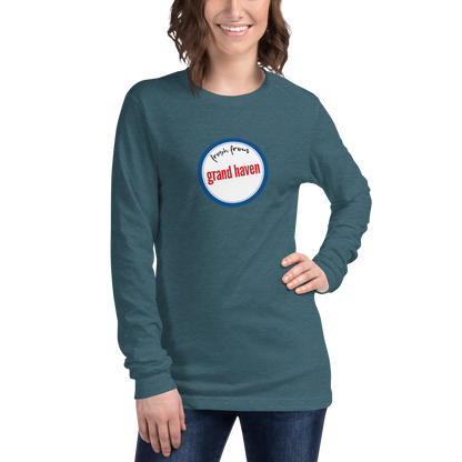 'Fresh From Grand Haven' Long Sleeve T-Shirt (Hypermarket Parody) | Unisex