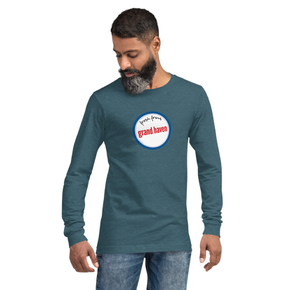 'Fresh From Grand Haven' Long Sleeve T-Shirt (Hypermarket Parody) | Unisex