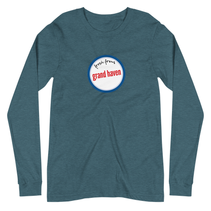 'Fresh From Grand Haven' Long Sleeve T-Shirt (Hypermarket Parody) | Unisex