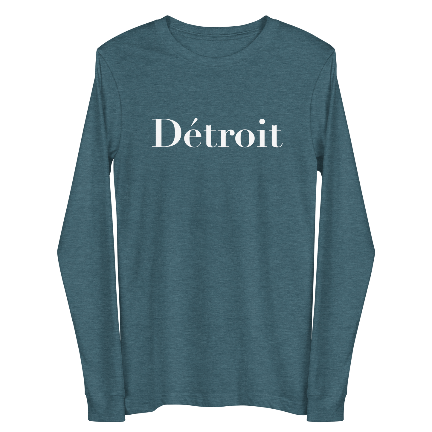 'Détroit' T-Shirt (Didot Font) | Unisex Long Sleeve