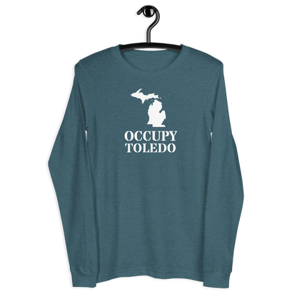 'Occupy Toledo' T-Shirt (w/ Corrected Michigan Outline) | Unisex Long Sleeve