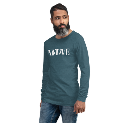 Michigan 'Native' T-Shirt (Didone Font) | Unisex Long Sleeve