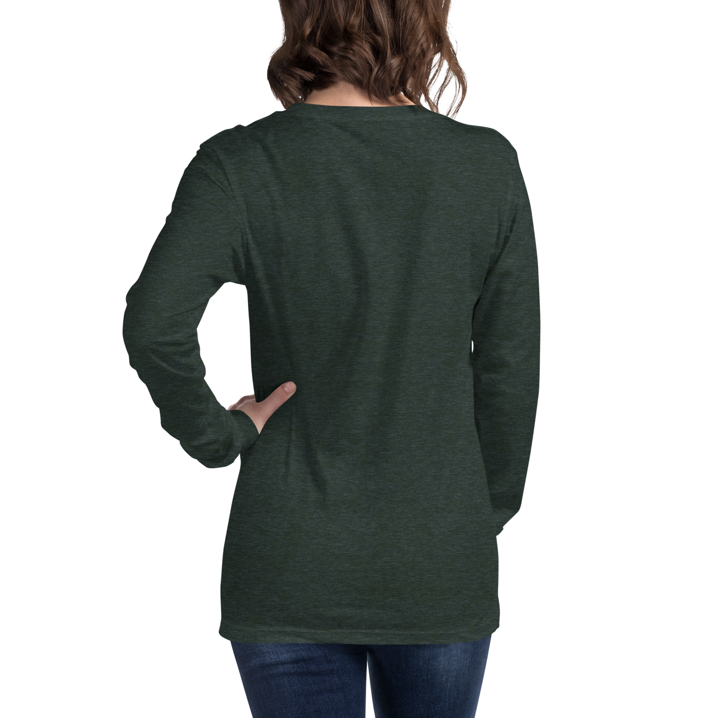 Michigan Upper Peninsula T-Shirt (w/ Green UP Outline) | Unisex Long Sleeve