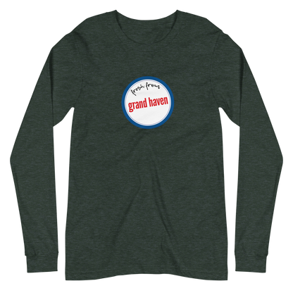 'Fresh From Grand Haven' Long Sleeve T-Shirt (Hypermarket Parody) | Unisex