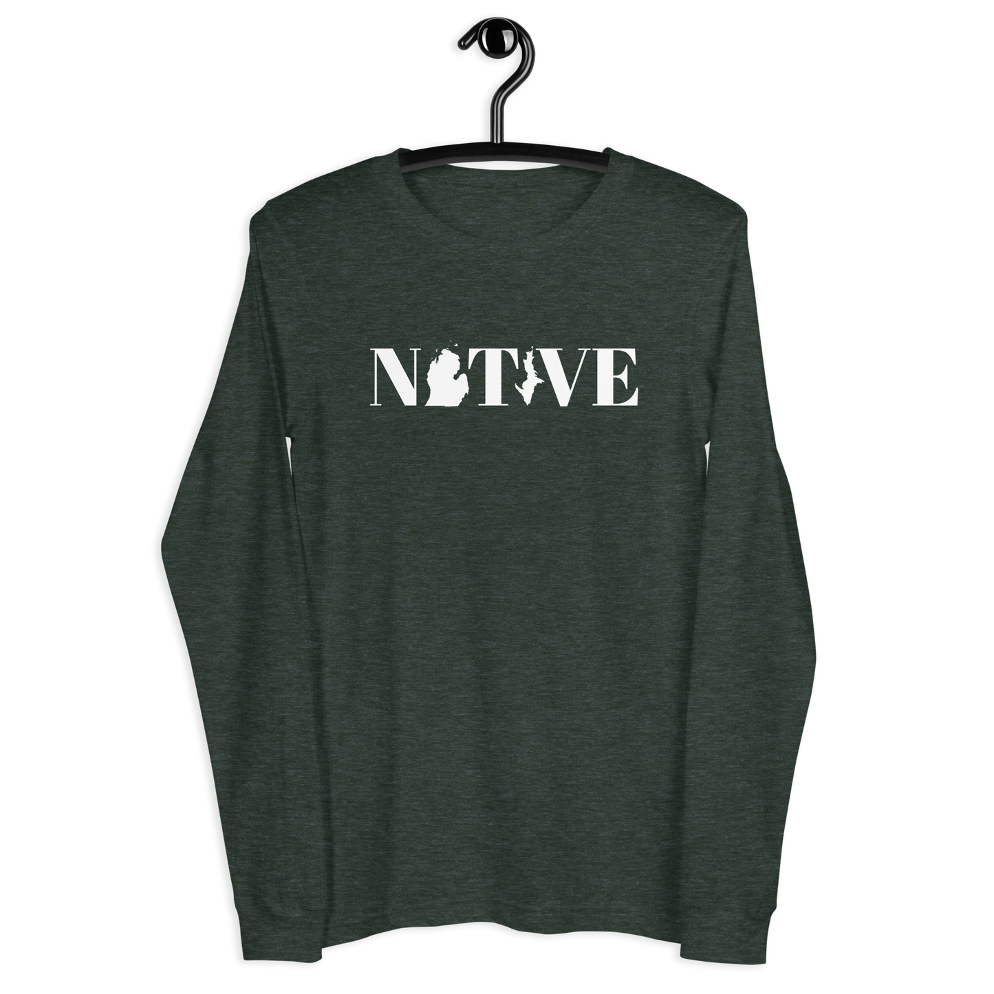 Michigan 'Native' T-Shirt (Didone Font) | Unisex Long Sleeve