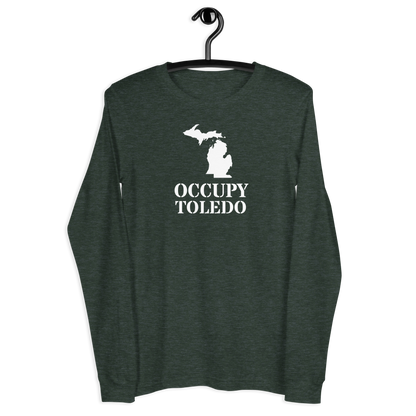 'Occupy Toledo' T-Shirt (w/ Corrected Michigan Outline) | Unisex Long Sleeve