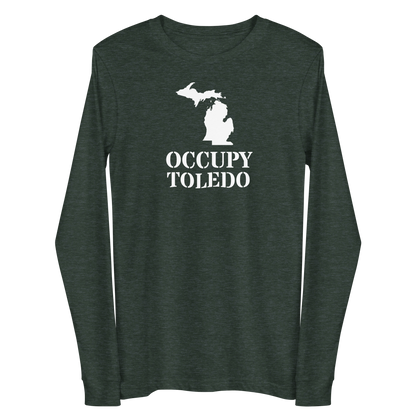 'Occupy Toledo' T-Shirt (w/ Corrected Michigan Outline) | Unisex Long Sleeve