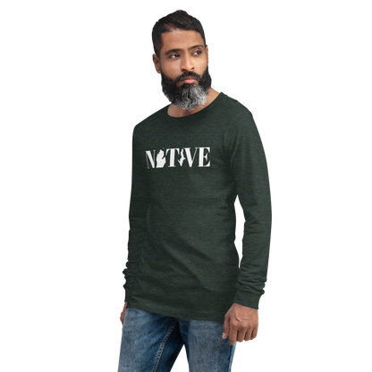 Michigan 'Native' T-Shirt (Didone Font) | Unisex Long Sleeve