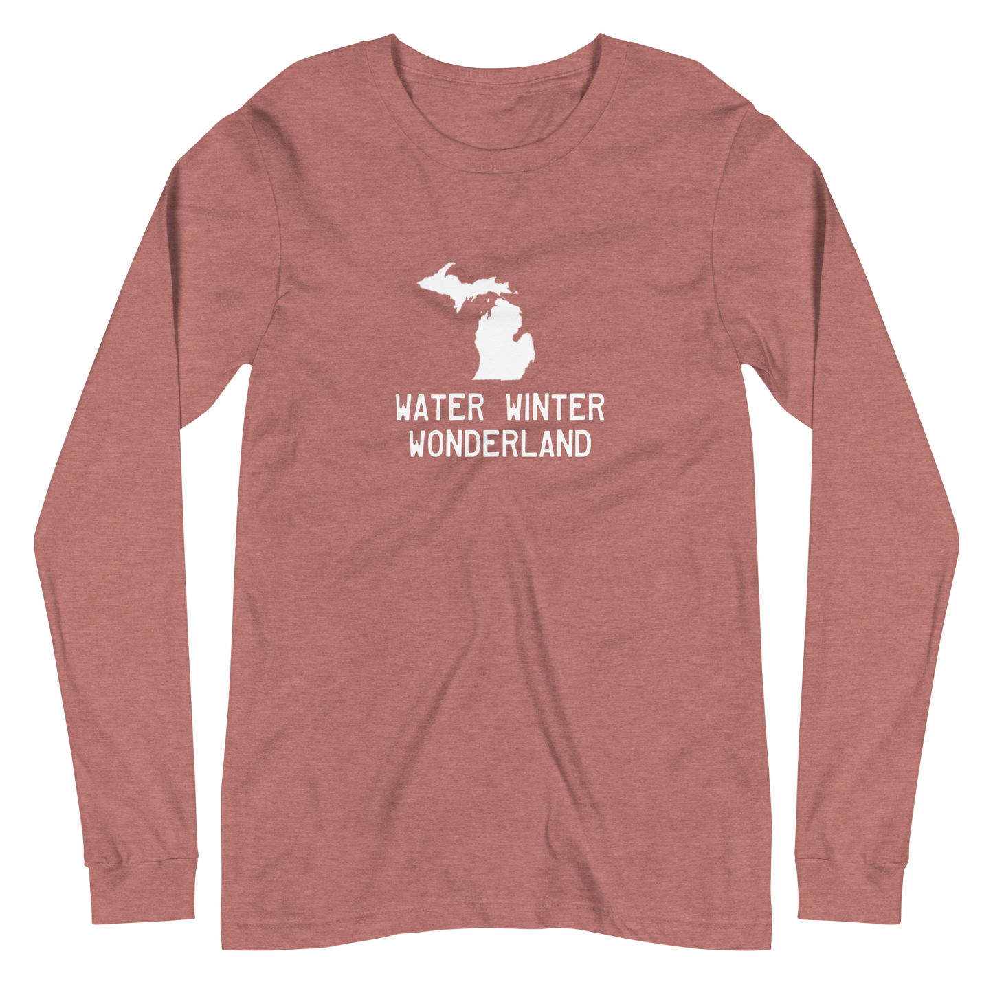 Michigan 'Water Winter Wonderland' Long Sleeve T-Shirt | Unisex