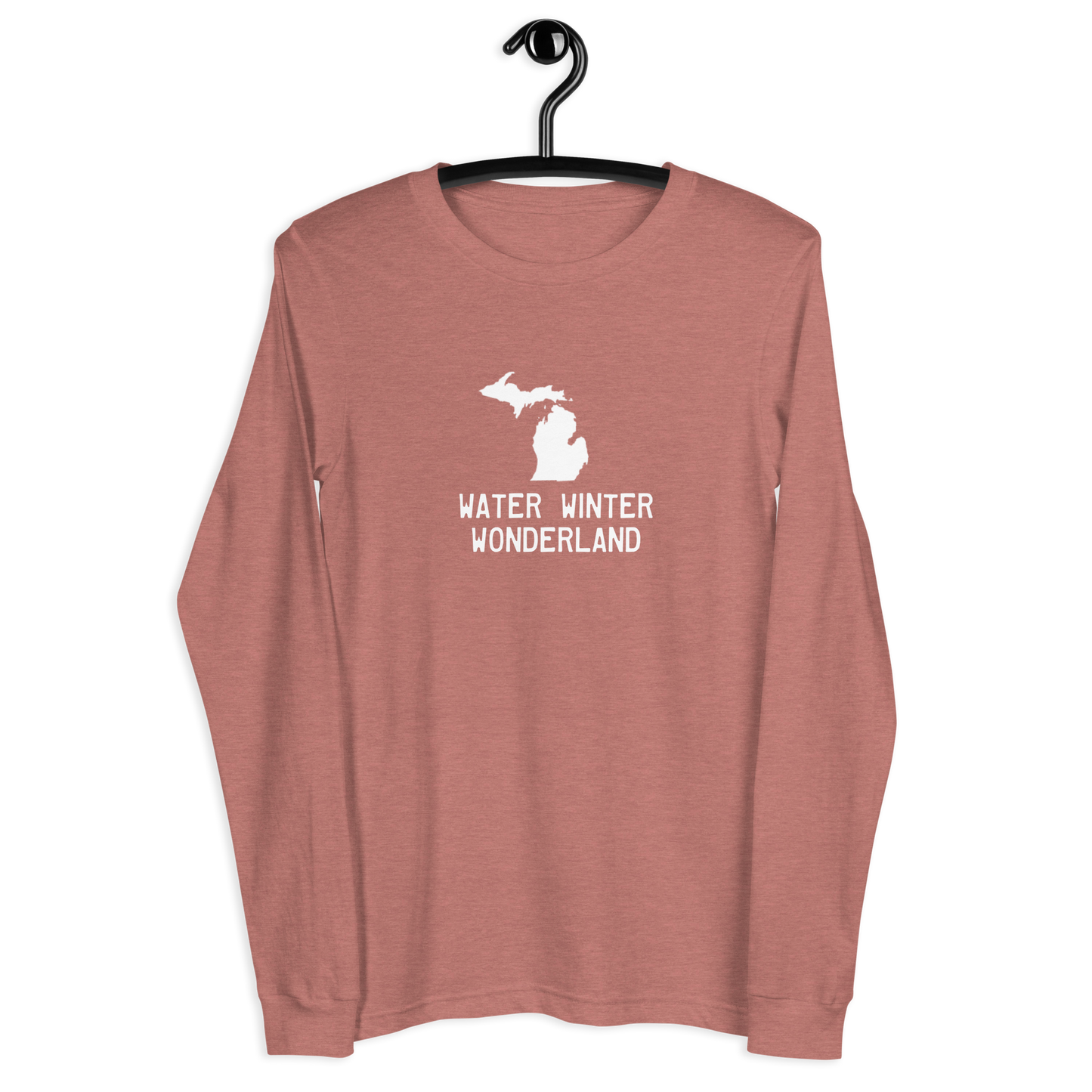 Michigan 'Water Winter Wonderland' Long Sleeve T-Shirt | Unisex