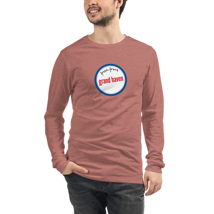 'Fresh From Grand Haven' Long Sleeve T-Shirt (Hypermarket Parody) | Unisex