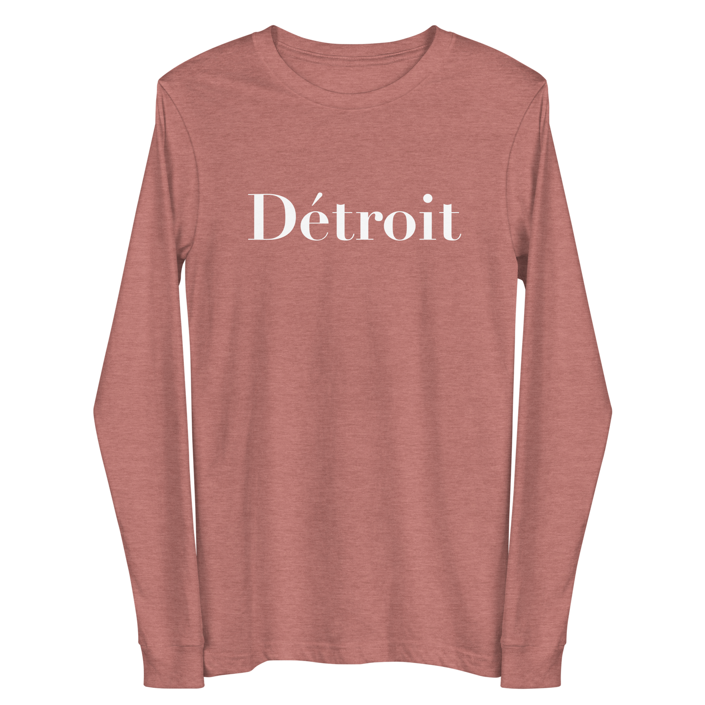 'Détroit' T-Shirt (Didot Font) | Unisex Long Sleeve