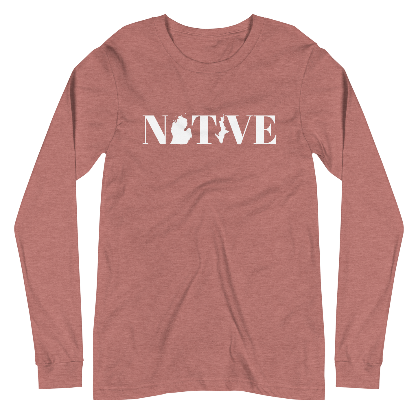 Michigan 'Native' T-Shirt (Didone Font) | Unisex Long Sleeve