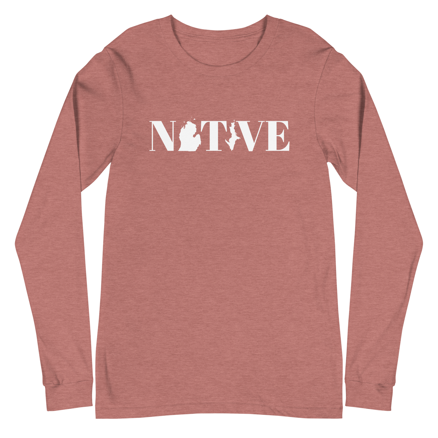 Michigan 'Native' T-Shirt (Didone Font) | Unisex Long Sleeve