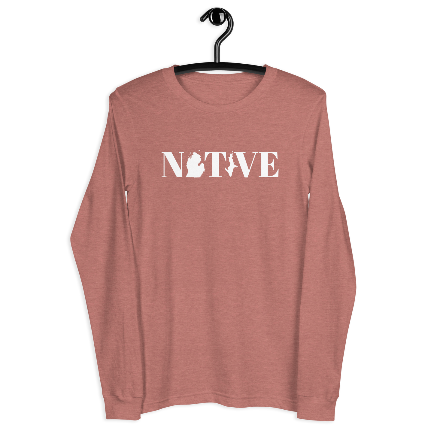 Michigan 'Native' T-Shirt (Didone Font) | Unisex Long Sleeve