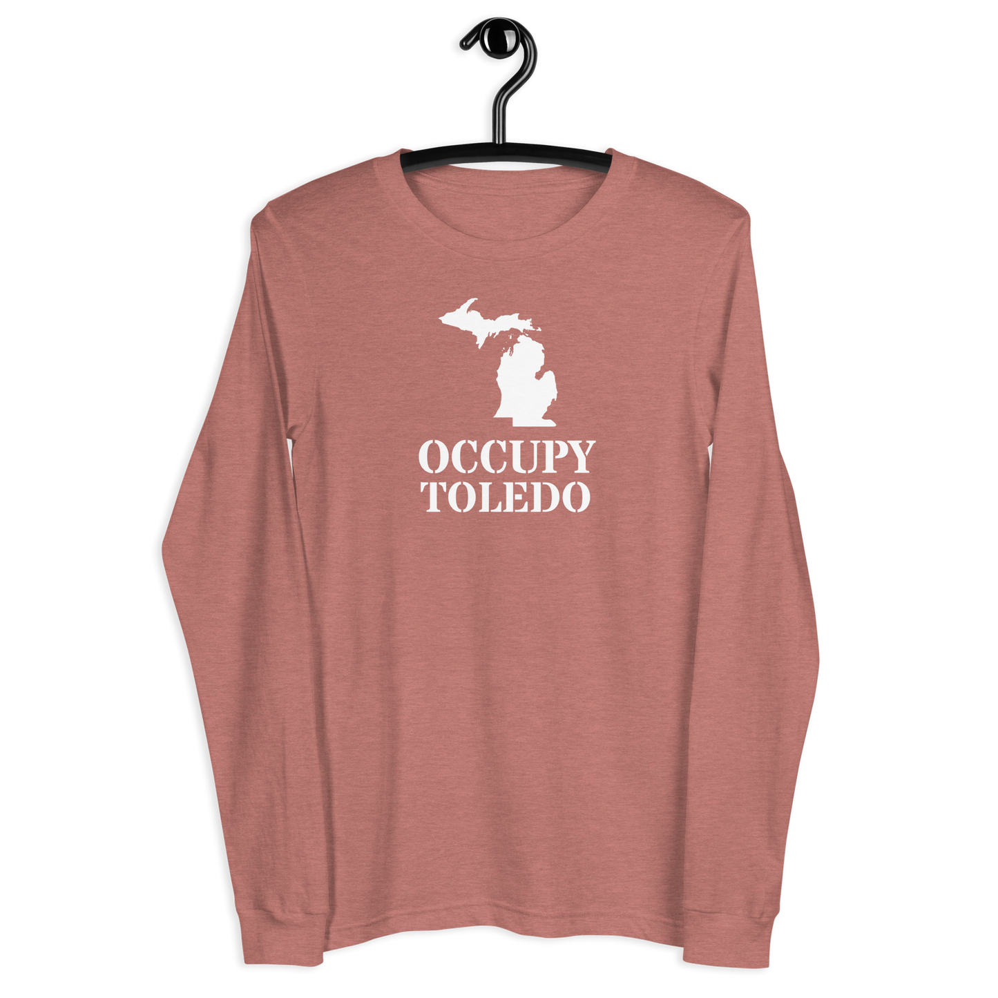 'Occupy Toledo' T-Shirt (w/ Corrected Michigan Outline) | Unisex Long Sleeve