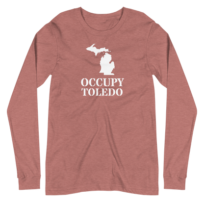 'Occupy Toledo' T-Shirt (w/ Corrected Michigan Outline) | Unisex Long Sleeve