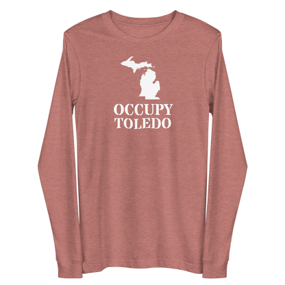 'Occupy Toledo' T-Shirt (w/ Corrected Michigan Outline) | Unisex Long Sleeve