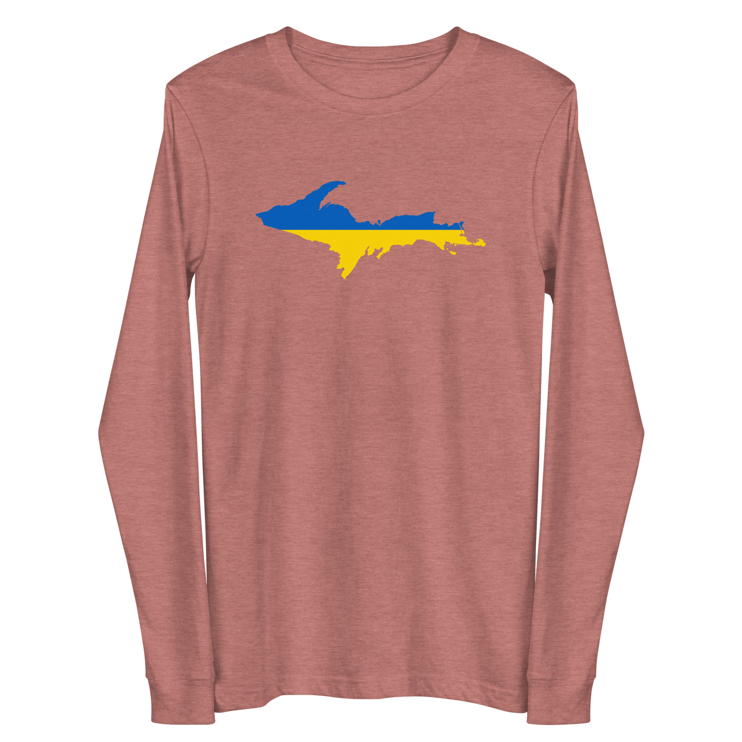 Michigan Upper Peninsula T-Shirt (w/ UP Ukraine Outline) | Unisex Long Sleeve